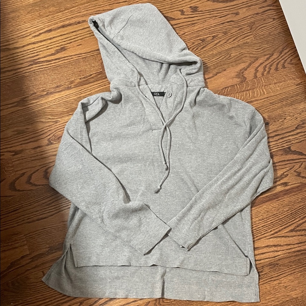 Gray Hooded Sweatshirt